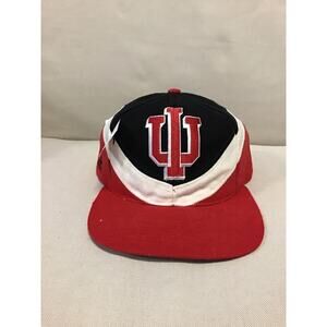 VINTAGE Apex One Indiana Hoosiers IU Hat Big Logo Wave Cap Snapback NCAA